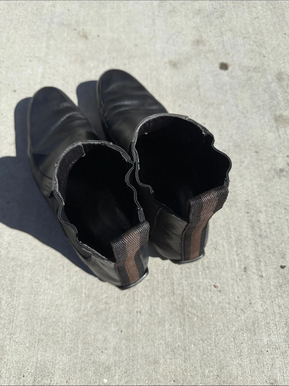 Gucci Black Leather Boots